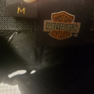Harley-Davidson full grain leather fingerless gloves. Size M